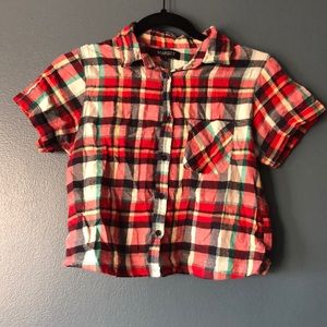Short flannel